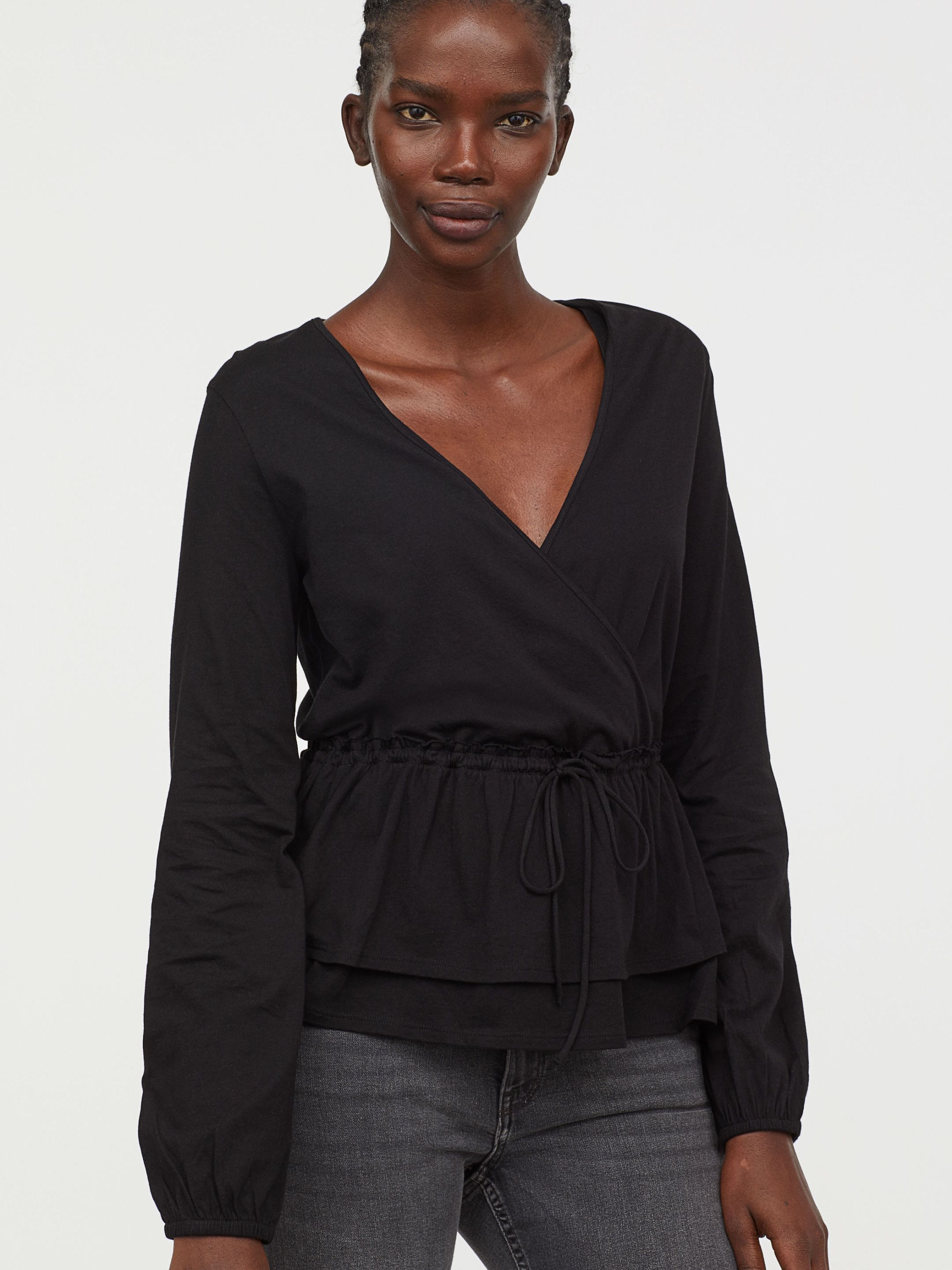 

Блузка H& XAZ136728ZBHW  Черная, Блузка H&M XAZ136728ZBHW M Черная