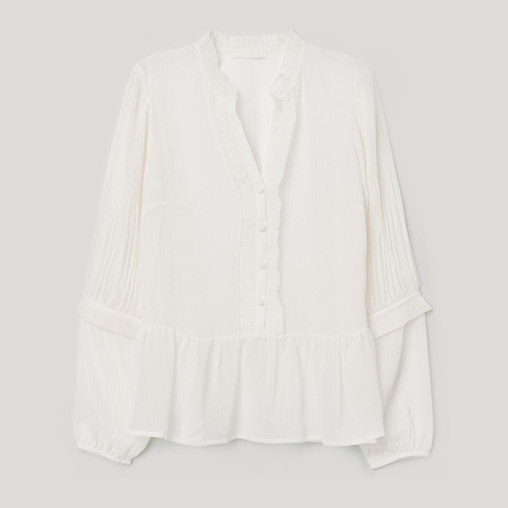 

Блузка H&M XAZ140229VSPU  Молочная, Блузка H&M XAZ140229VSPU 36 Молочная