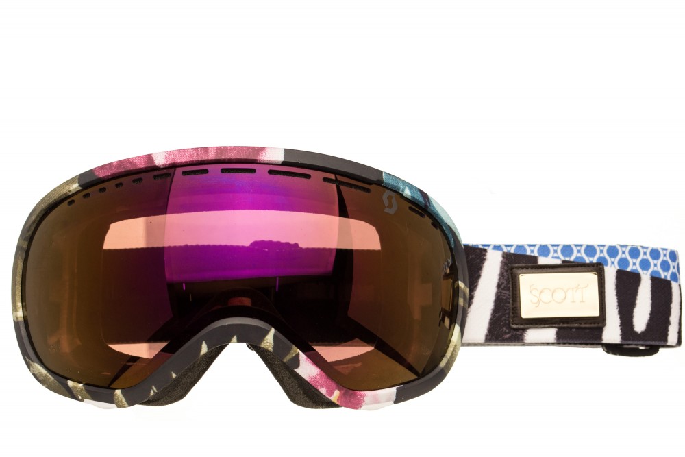 

Маска горнолыжная SCOTT OFF-GRID Multicolor Purple разноцветная розовый стекло
