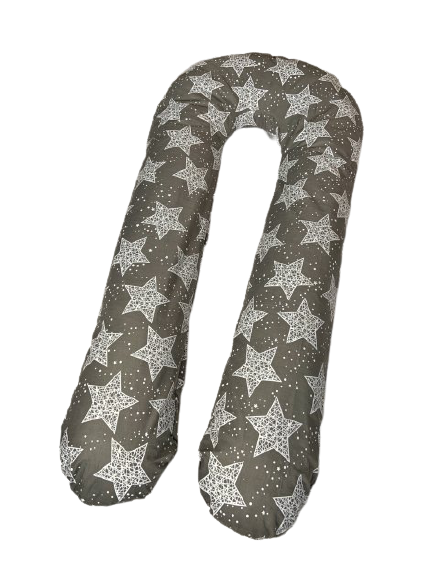 

Подушка для беременных и кормления Silver Stars 100% Хлопок 150x75х20