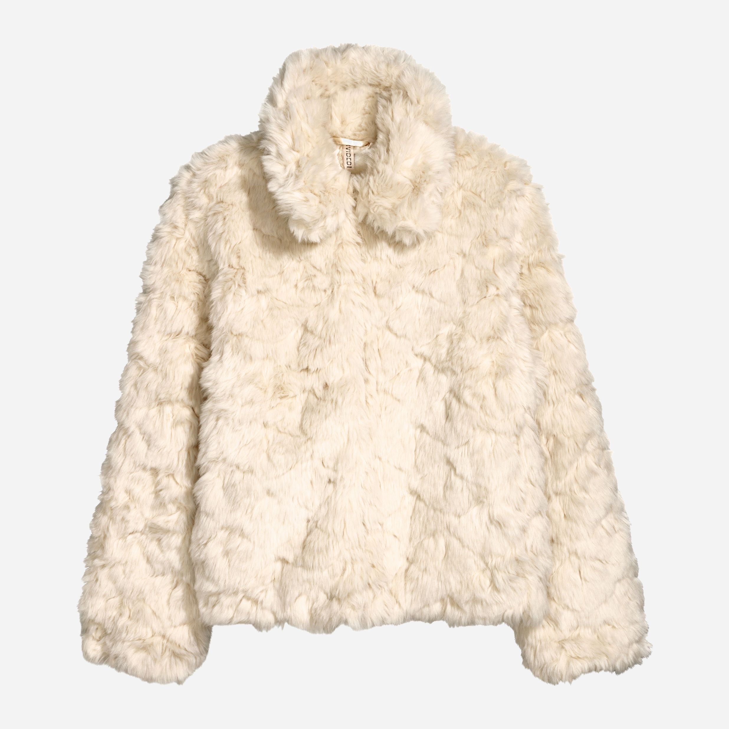 

Эко полушубок H&M XAZ155824UGMC  Белый, Эко полушубок H&M XAZ155824UGMC 34 Белый