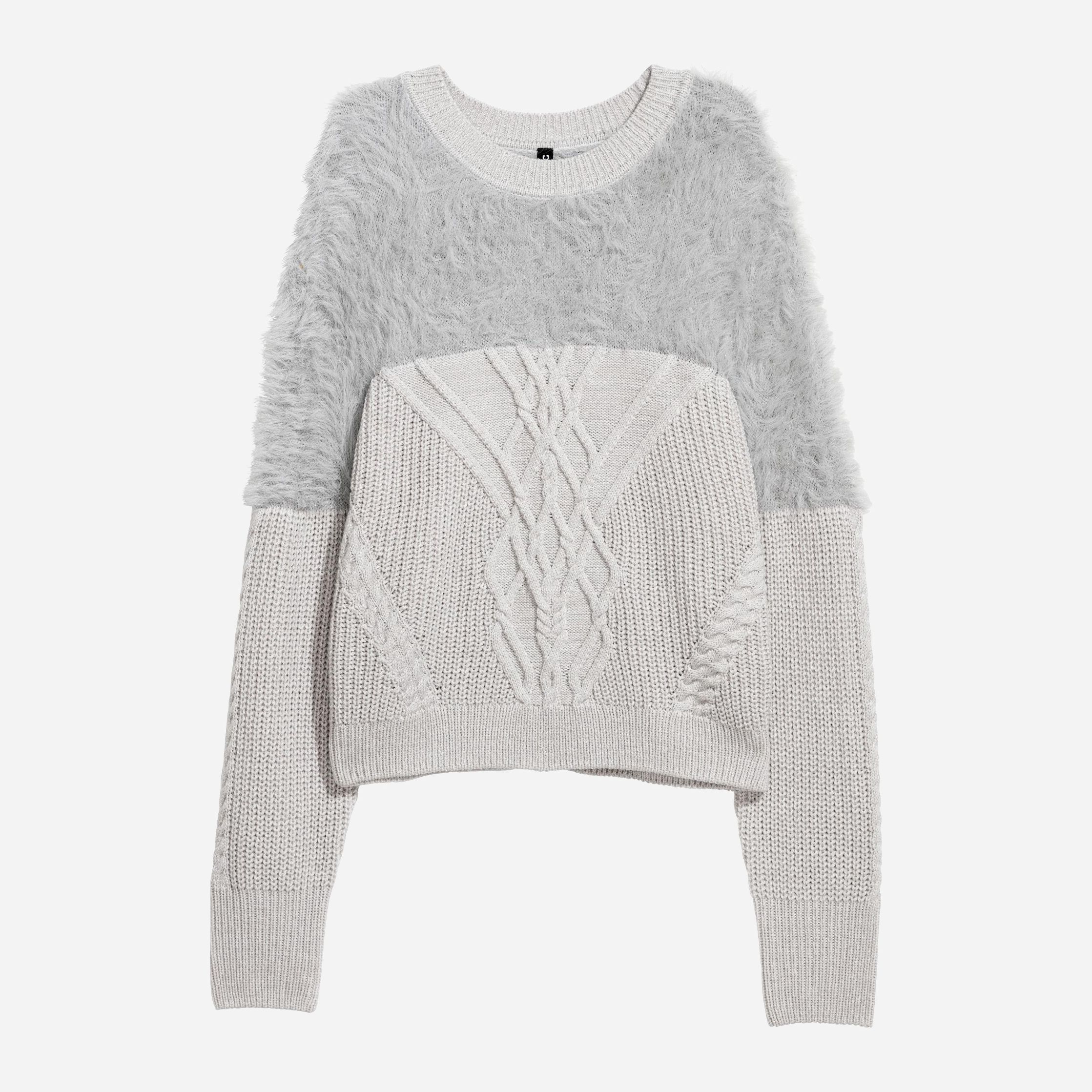 

Джемпер H&M XAZ158528BIWT M Светло-серый