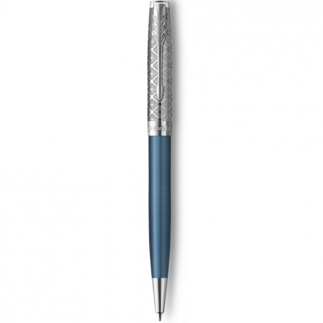 

Ручка шариковая Parker SONNET 17 Metal & Blue Lacquer CT BP 68 432
