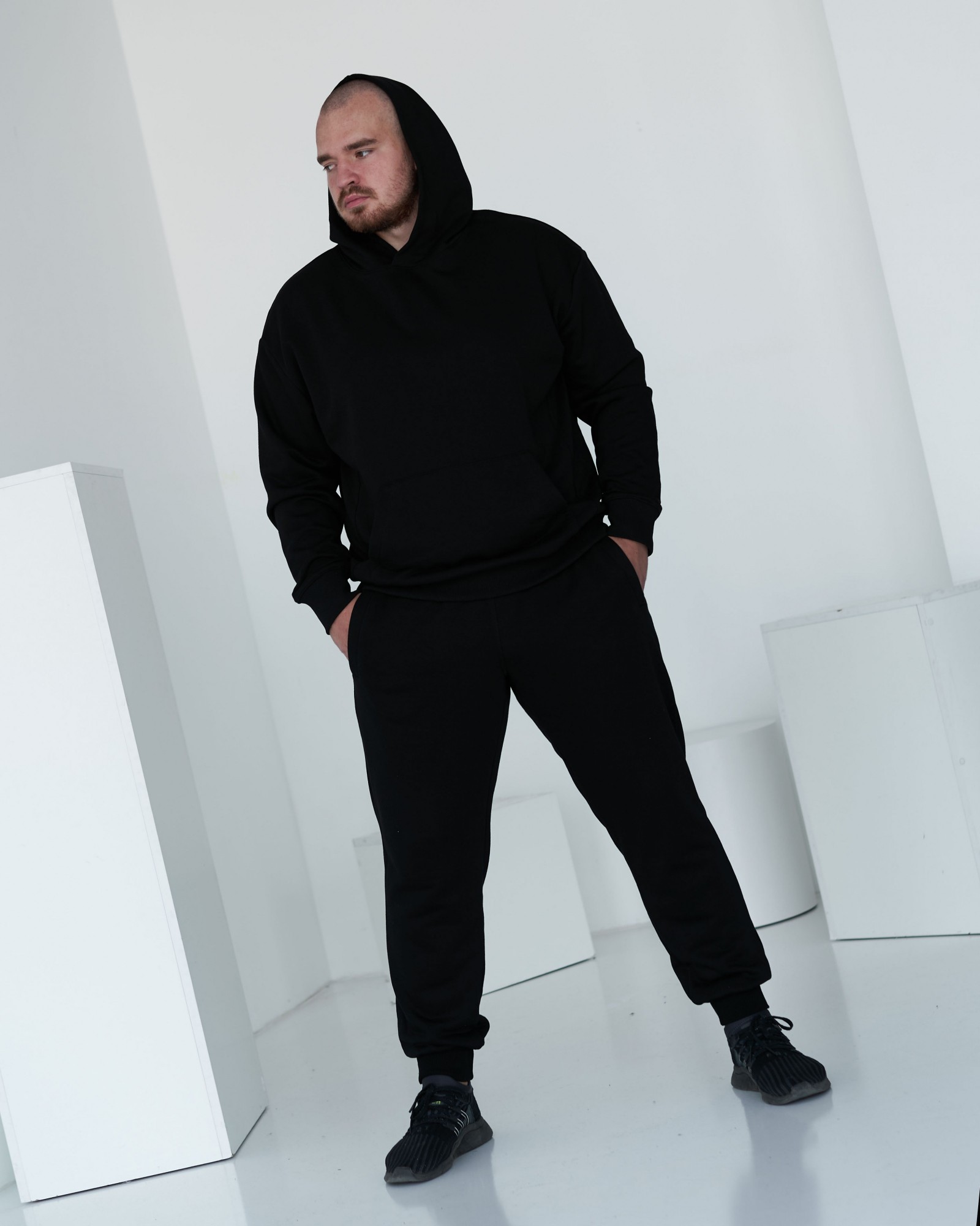 

Спортивный костюм GR8 active wear модель 3644т3-черный размер, Спортивный костюм GR8 active wear модель 3644т3-черный размер 4XL
