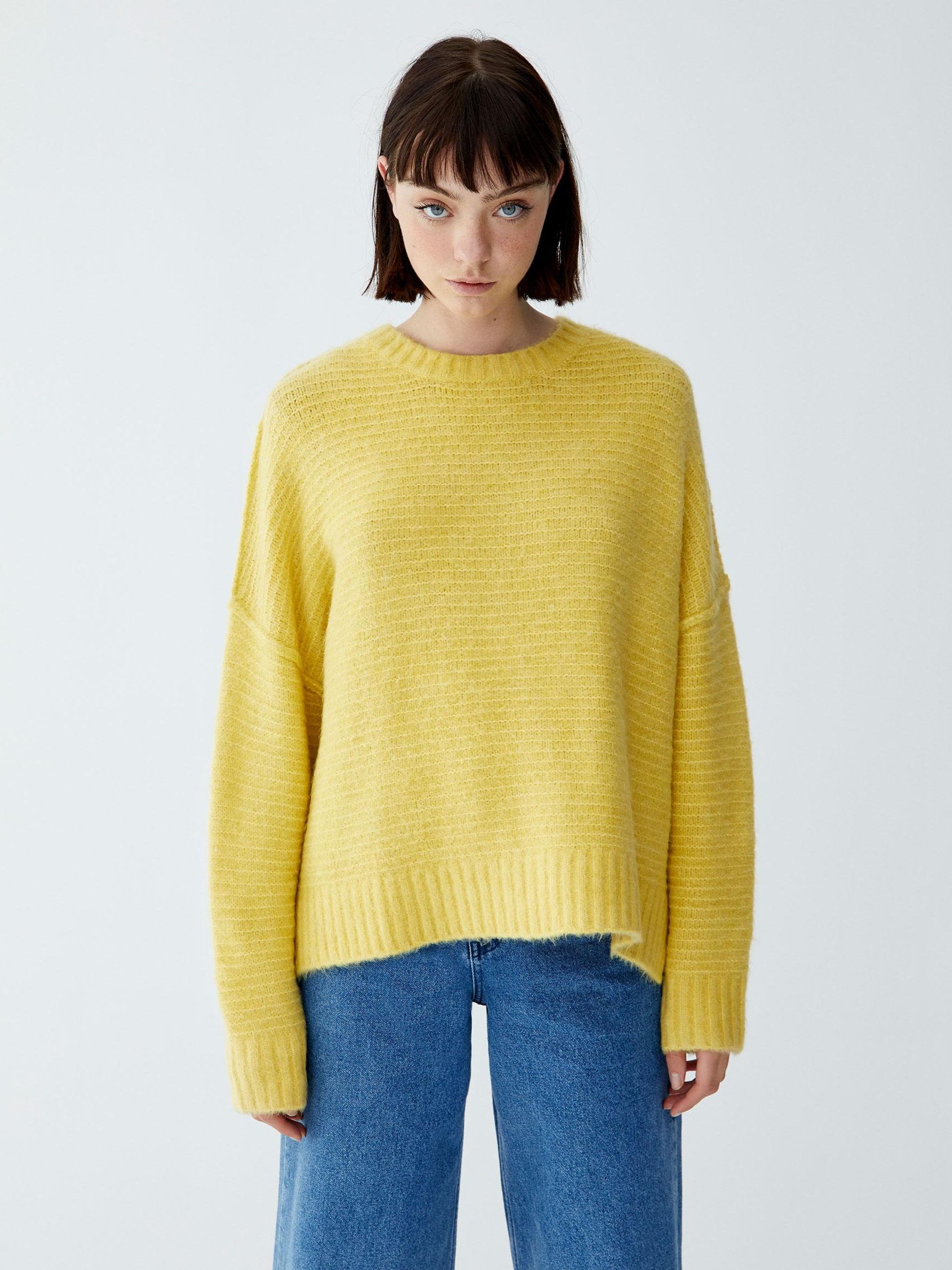 

Джемпер Pull & Bear XAZ217293JVTT  Желтый, Джемпер Pull & Bear XAZ217293JVTT M Желтый