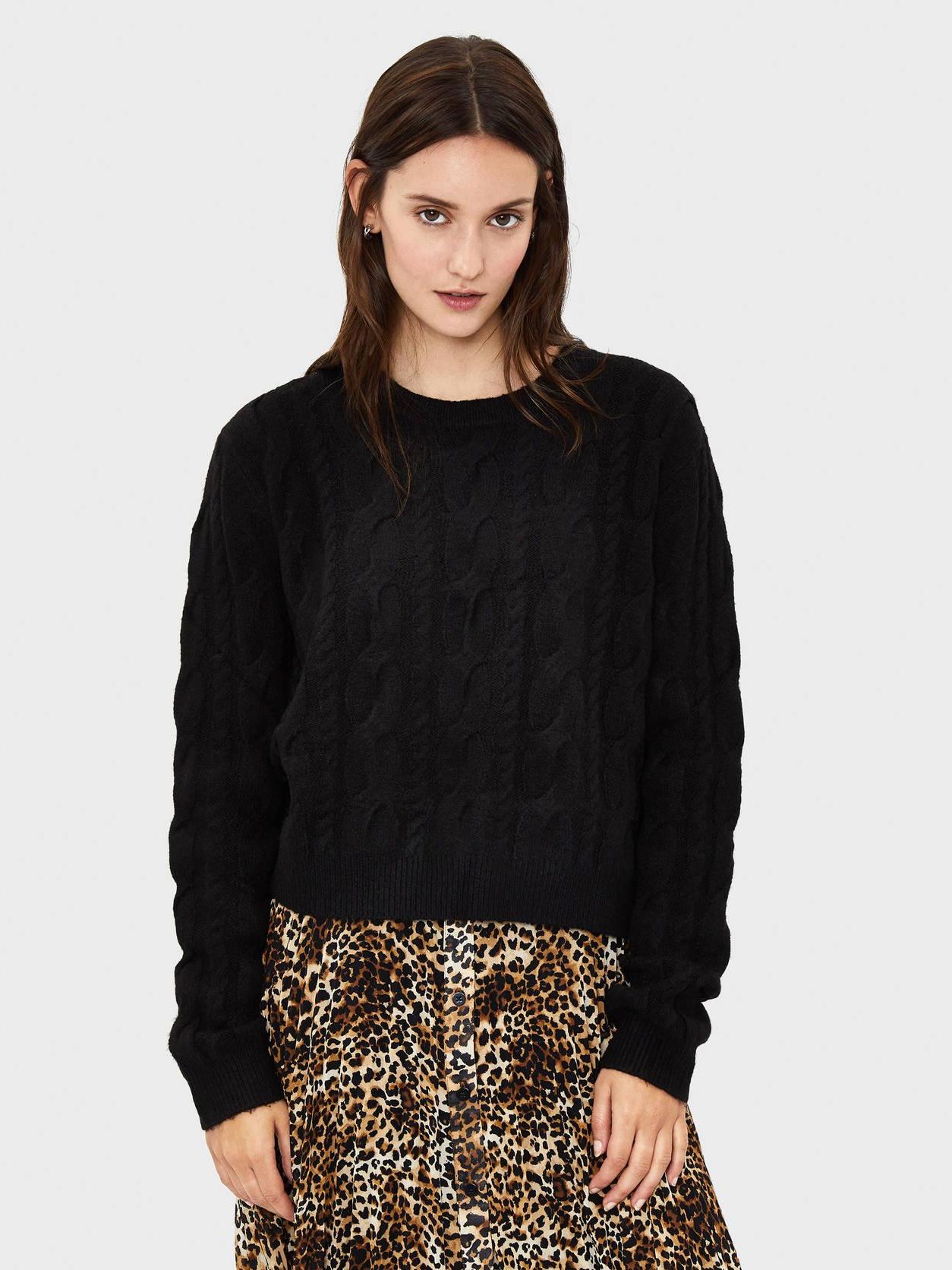 

Джемпер Bershka XAZ219392CQRJ  Черный, Джемпер Bershka XAZ219392CQRJ L Черный
