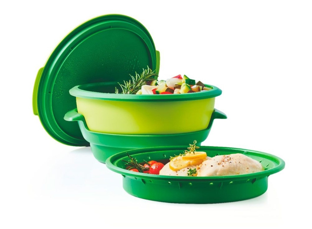 

Пароварка Tupperware "Микро-Гурмэ" зеленая
