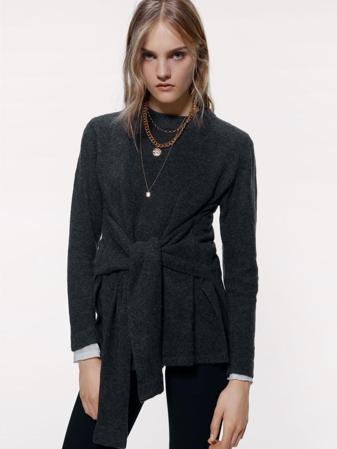 

Свитер Zara XAZ229439TYSL  Темно-серый, Свитер Zara XAZ229439TYSL M Темно-серый