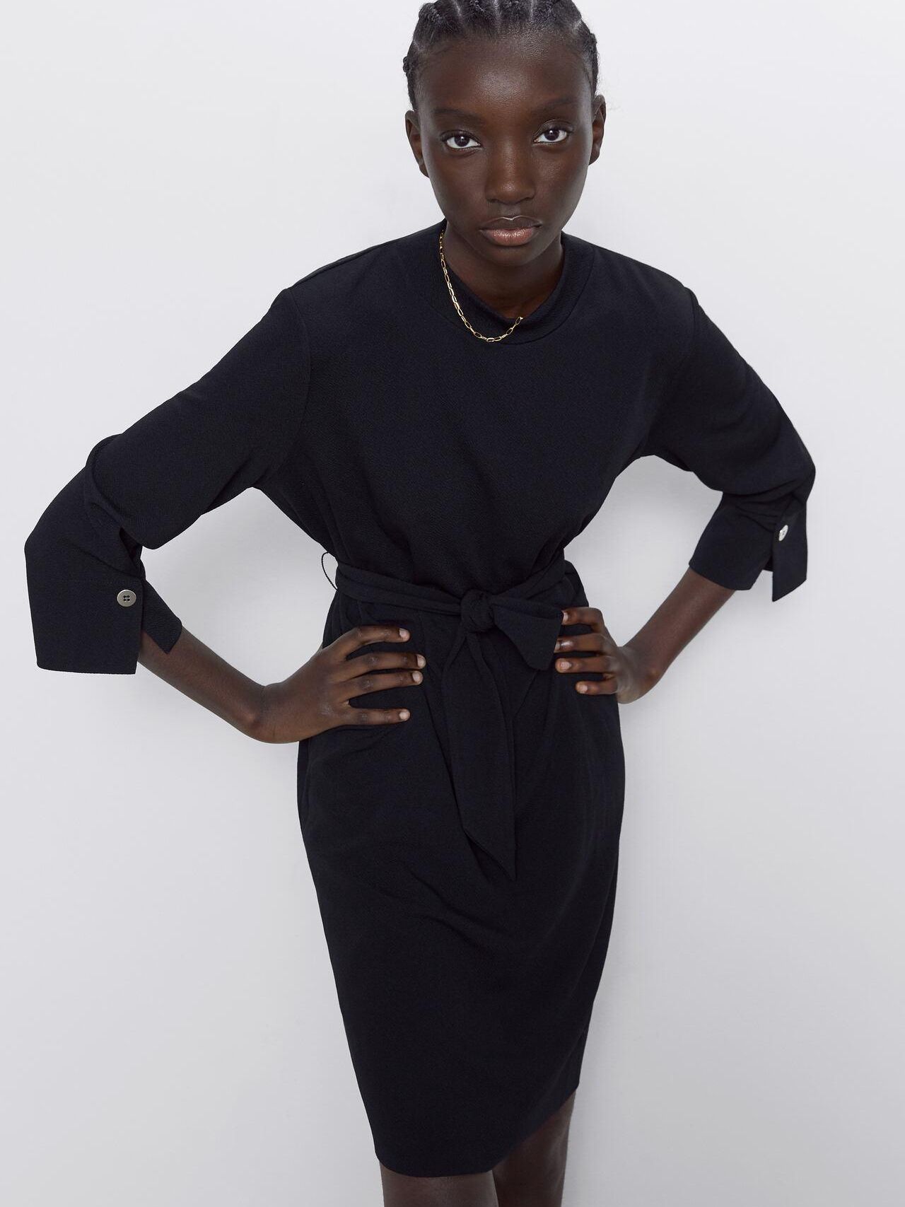 

Платье Zara XAZ239174BLZB  Черное, Платье Zara XAZ239174BLZB M Черное