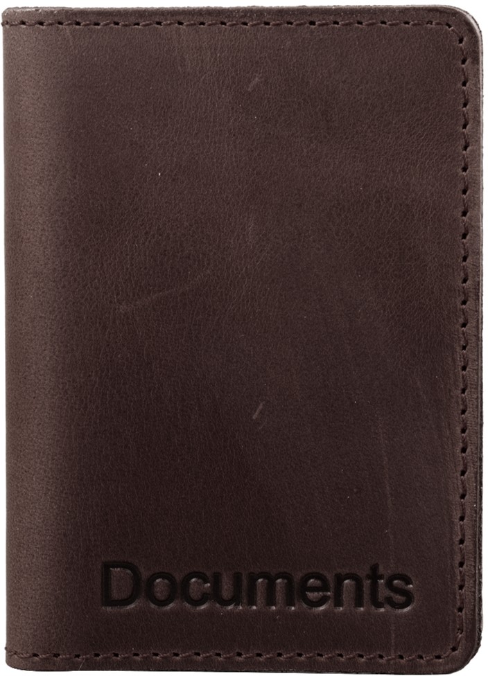 

Мужская обложка для документов кожаная DNK Leather DNK-minidoc-fileH-colF Темно-коричневая (2900000094581)