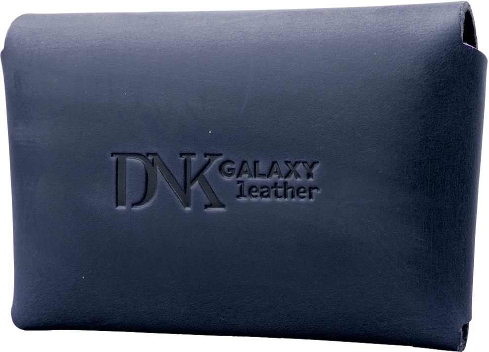 

Мужская визитница кожаная DNK Leather DNK-Cards-vint-colK Темно-синяя