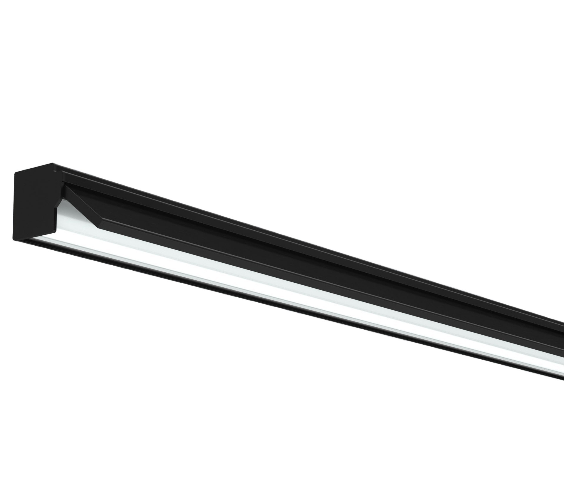 

Светильник мебельный Forma e Funzione KOS 150 см накладной с регулируемым козырьком 4000K черный