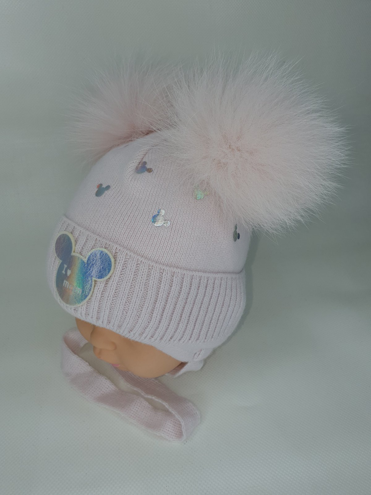 

Зимняя шапка Kraft 1753 42-44см(р) пудровый