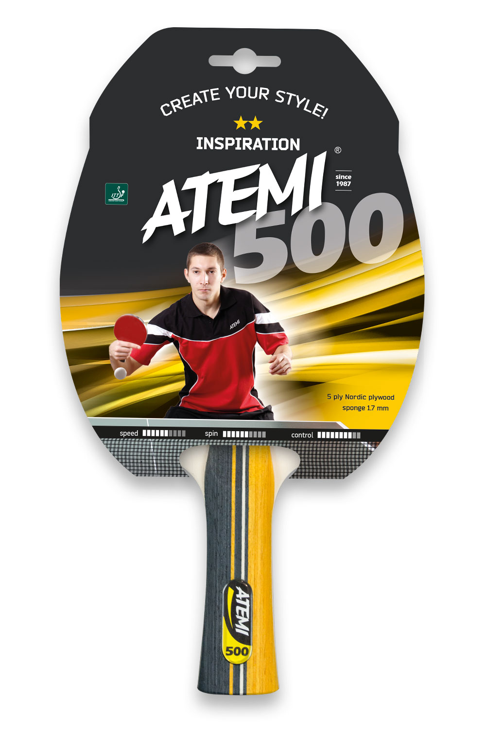 

Ракетка для настольного тенниса ATEMI 500