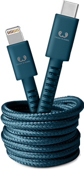 

Кабель синхронизации Fresh 'N Rebel Fabriq Cable USB Type-C to Lightning 1.5 м Petrol Blue