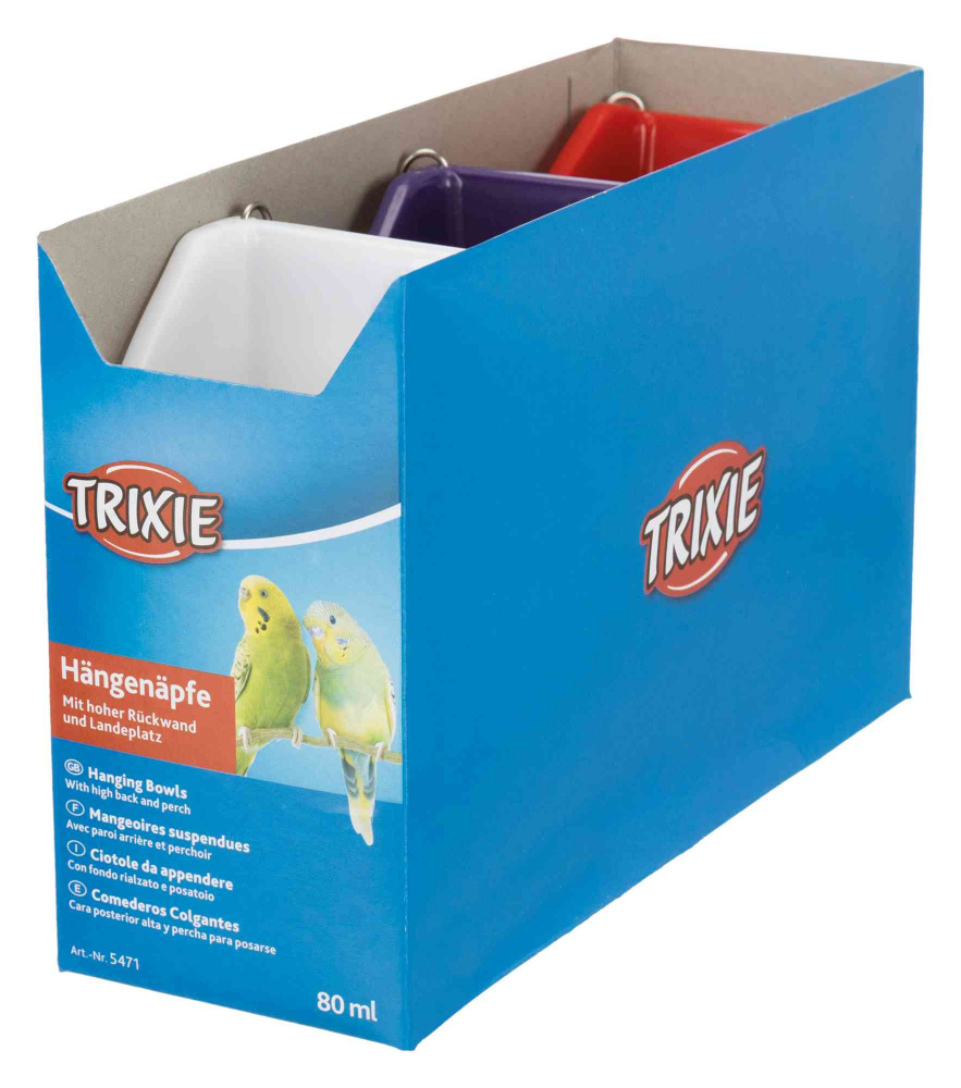 

Набор кормушек для птиц Trixie 80мл 6см х 6см 12шт (TX-5471)