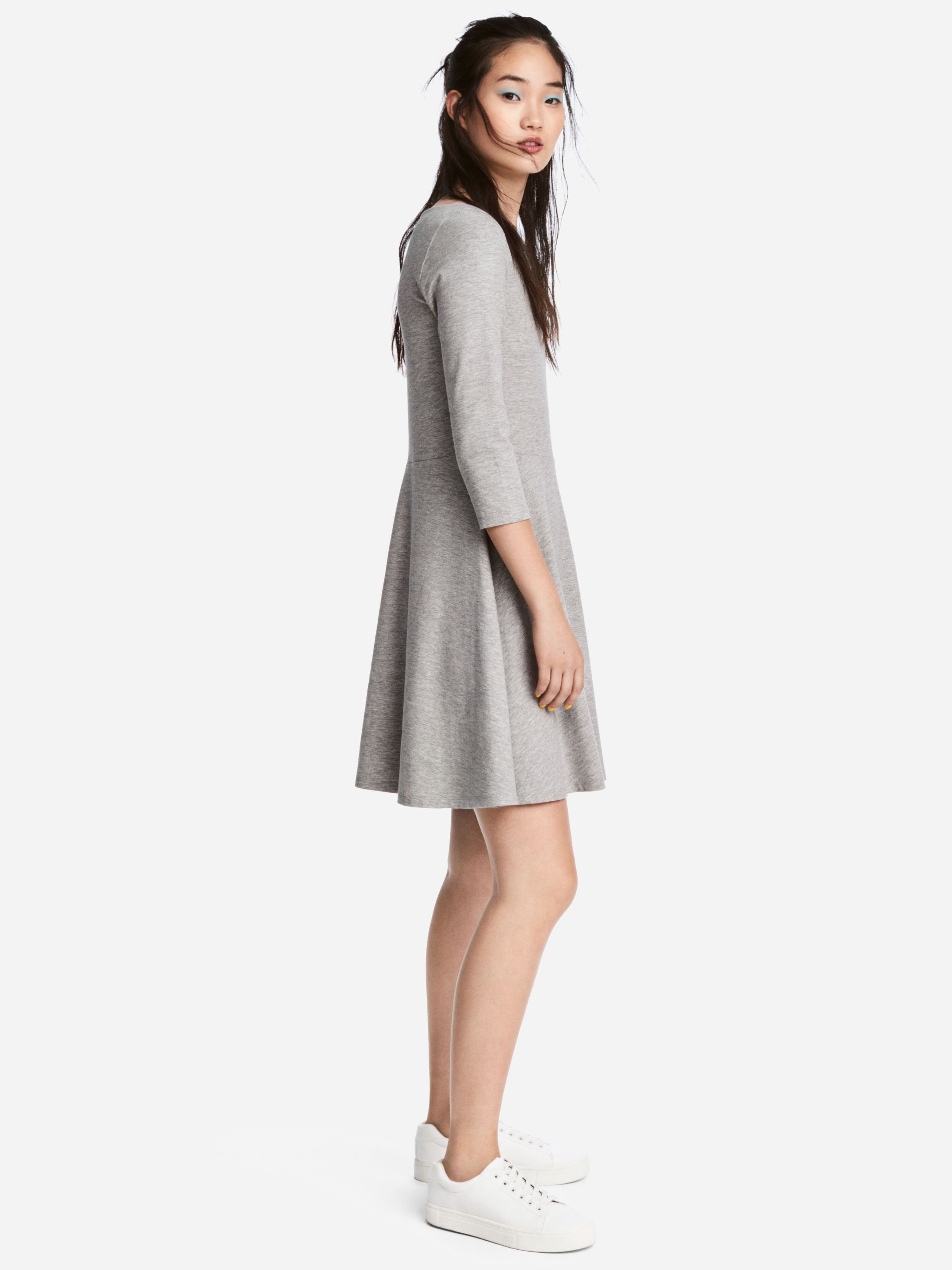 

Платье H&M XAZ086947MLZQ  Серое, Платье H&M XAZ086947MLZQ L Серое