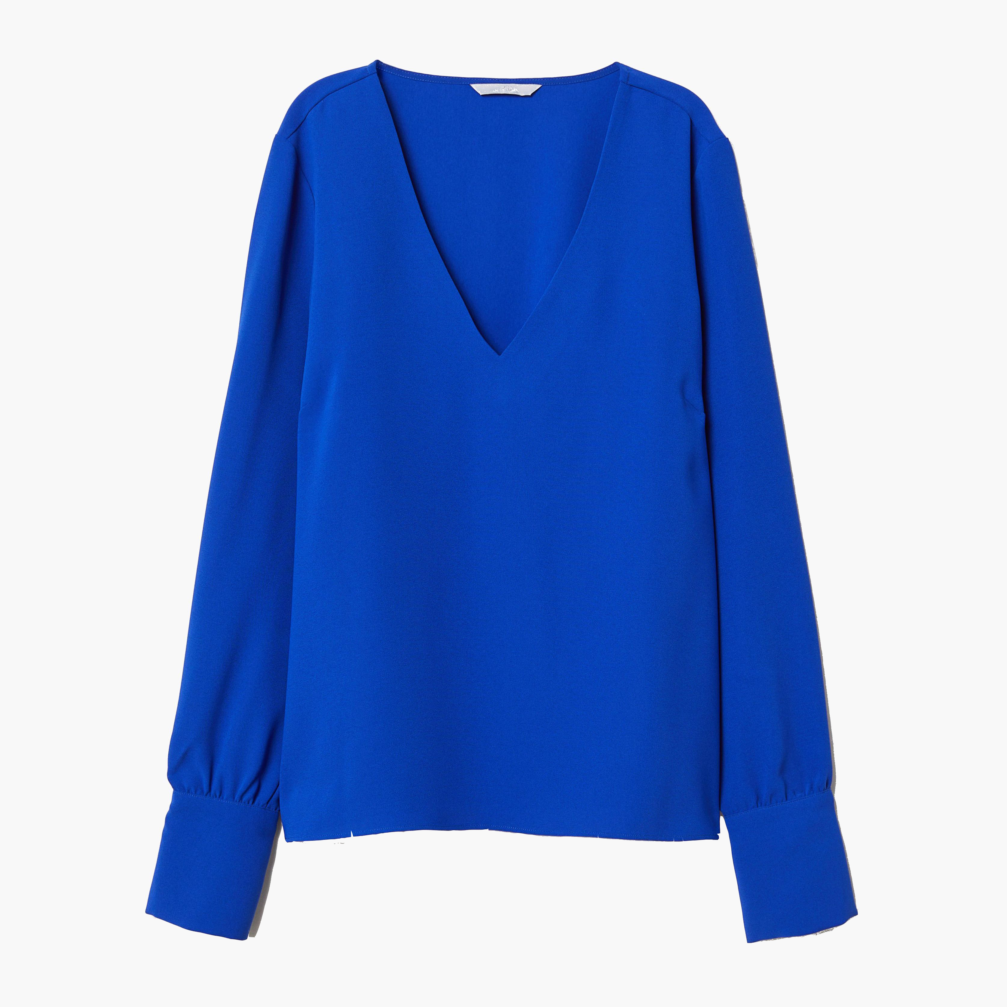 

Блузка H&M XAZ144408YNHC  Синяя, Блузка H&M XAZ144408YNHC 34 Синяя
