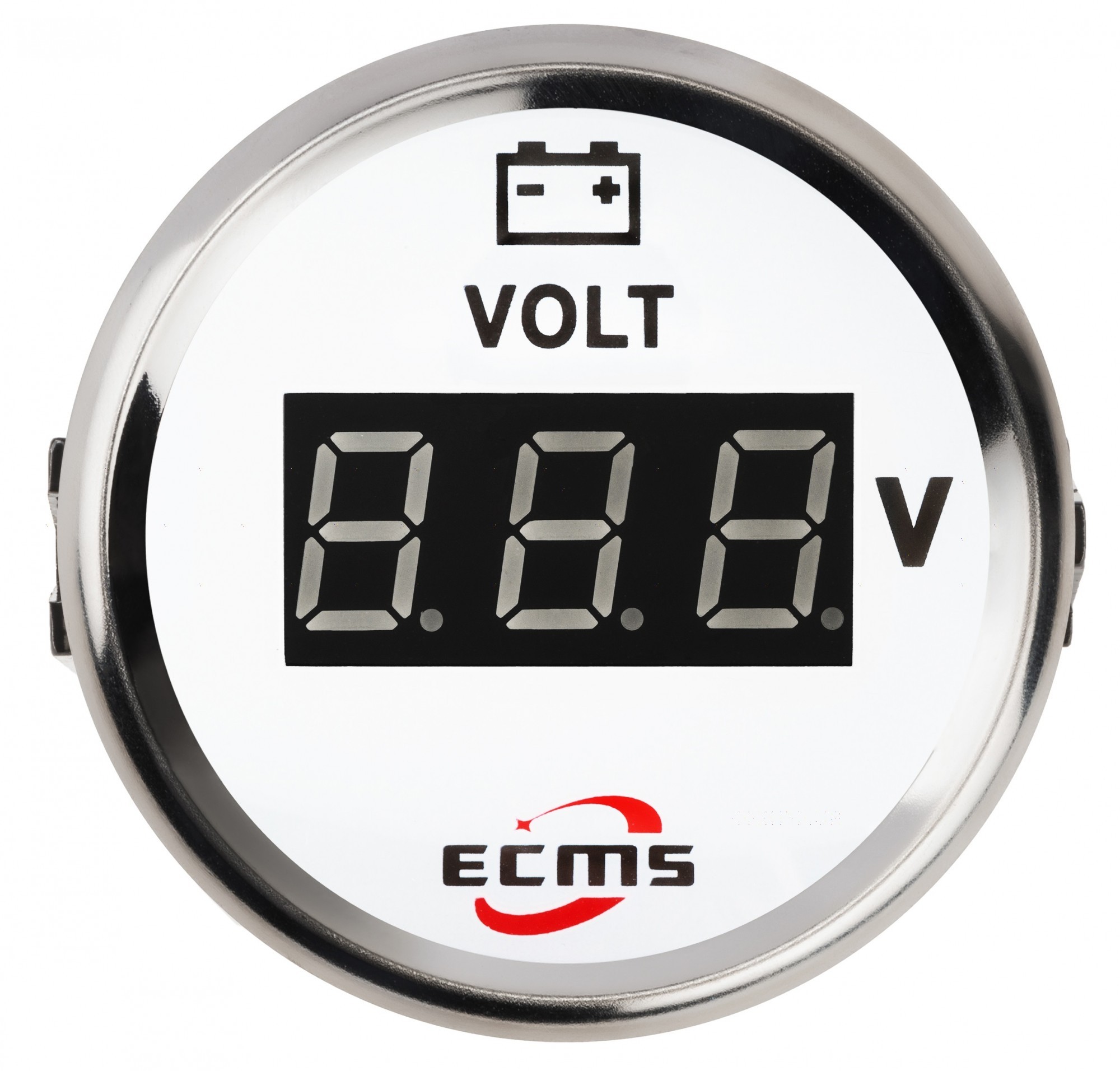 

Цифровой вольтметр для лодки ECMS PEV2-WS-8-32 белый (800-00151)