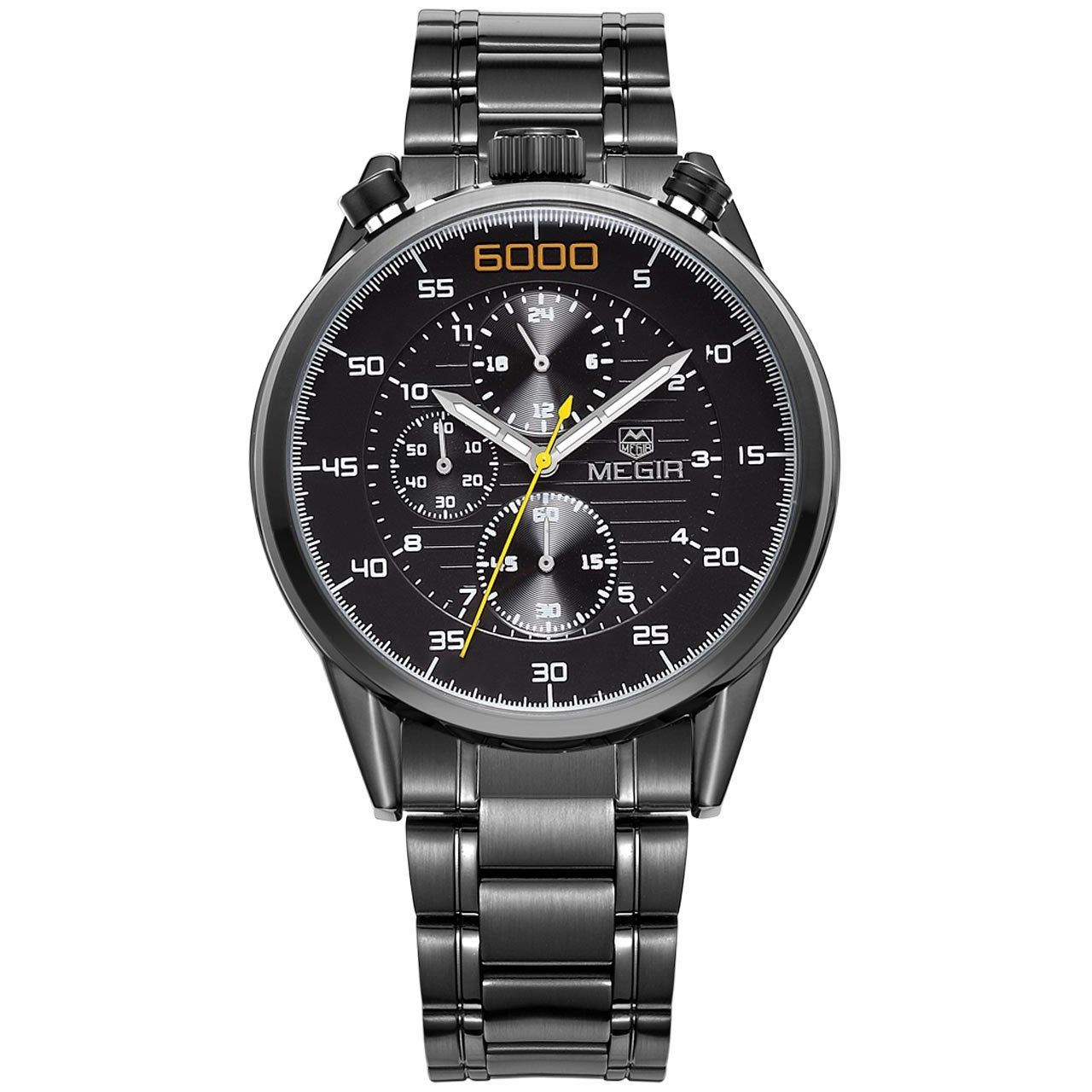 

Часы Megir Black MG3005 (MS3005G-BK-1)