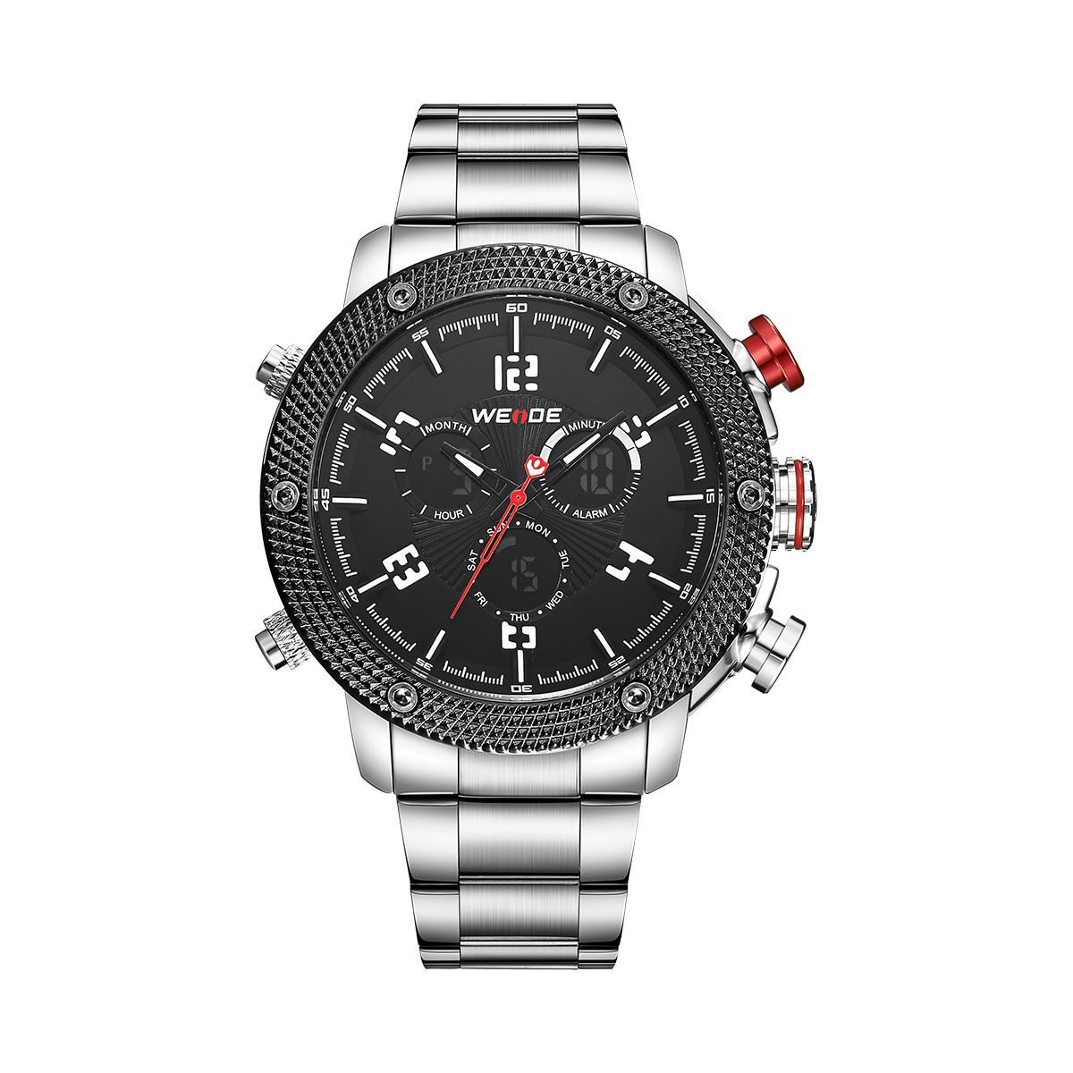 

Часы Weide Black WH5206-1C SS (WH5206-1C)
