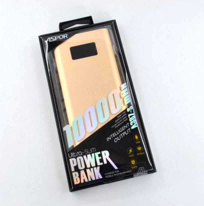 

УМБ Powerbank Aspor A387S 10000 mAh Золотой