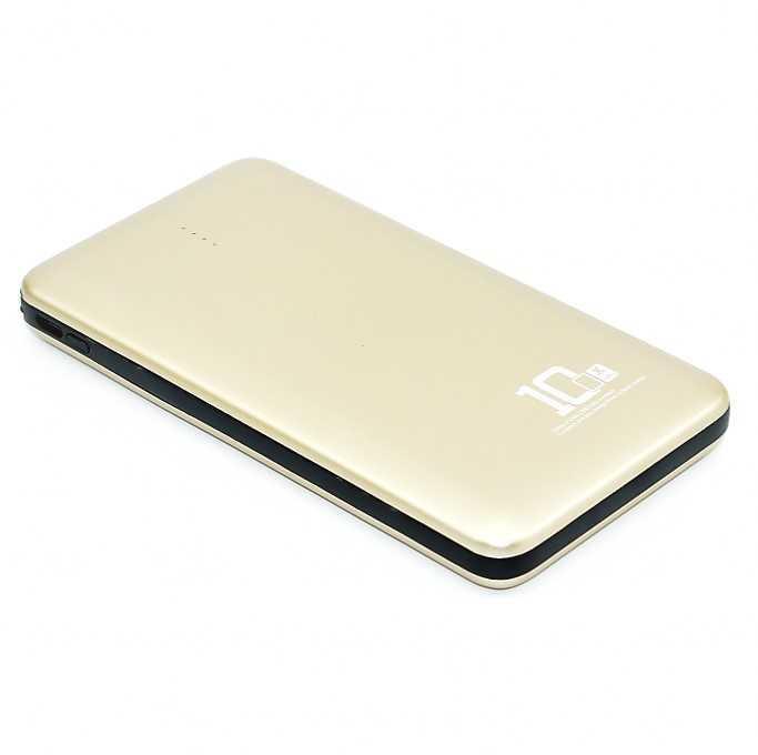 

Powerbank Aspor A338 micro, 10 000mAh, 2USB/2.4A/2.4A Золотой