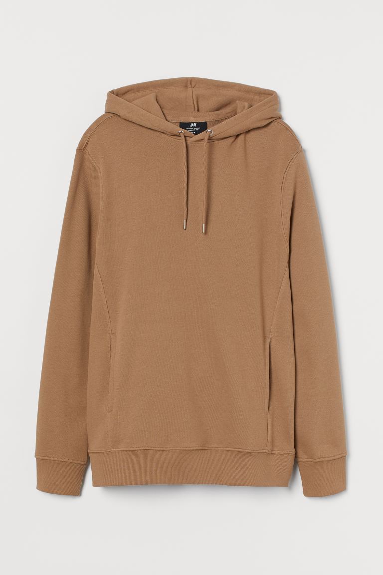 

Худи Regular Fit H&M XL Темно-бежевый