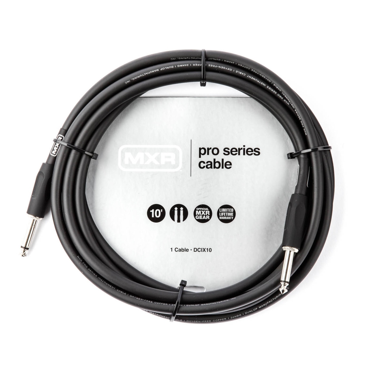 

Инструментальный кабель Jack 6,3- Jack 6,3 3м Dunlop DCIX10 MXR PRO