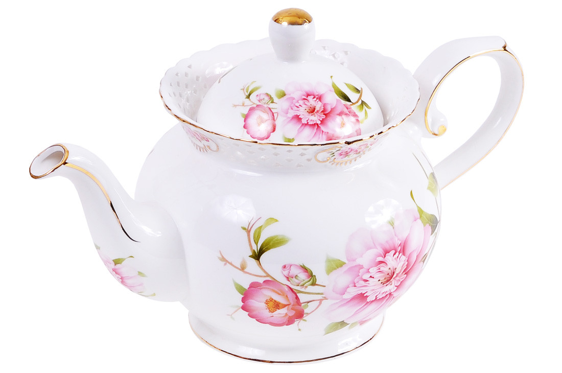 

Чайник фарфоровый Bona Di Китайская роза 1200мл 222-184 Коллекция «Home&Profi»
