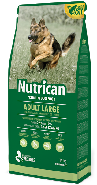 

Корм Nutrican Adult Large 15 кг для собак крупных пород