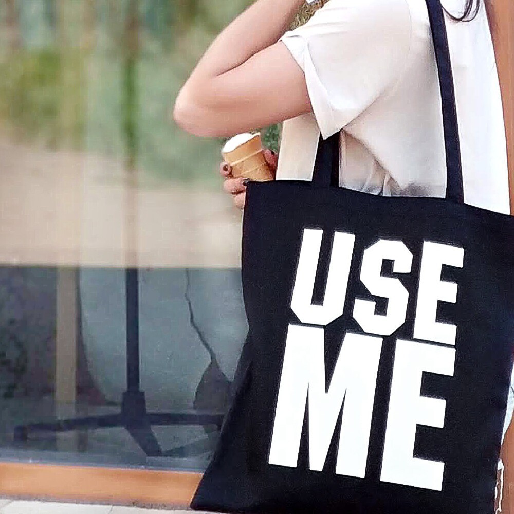 

Эко сумка Use me Arivans 38х40 см черная 55-644