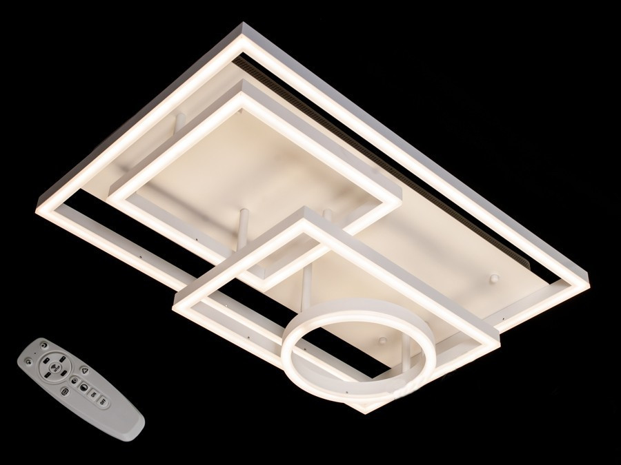 

Потолочная LED-люстра с диммером и подсветкой 130W
