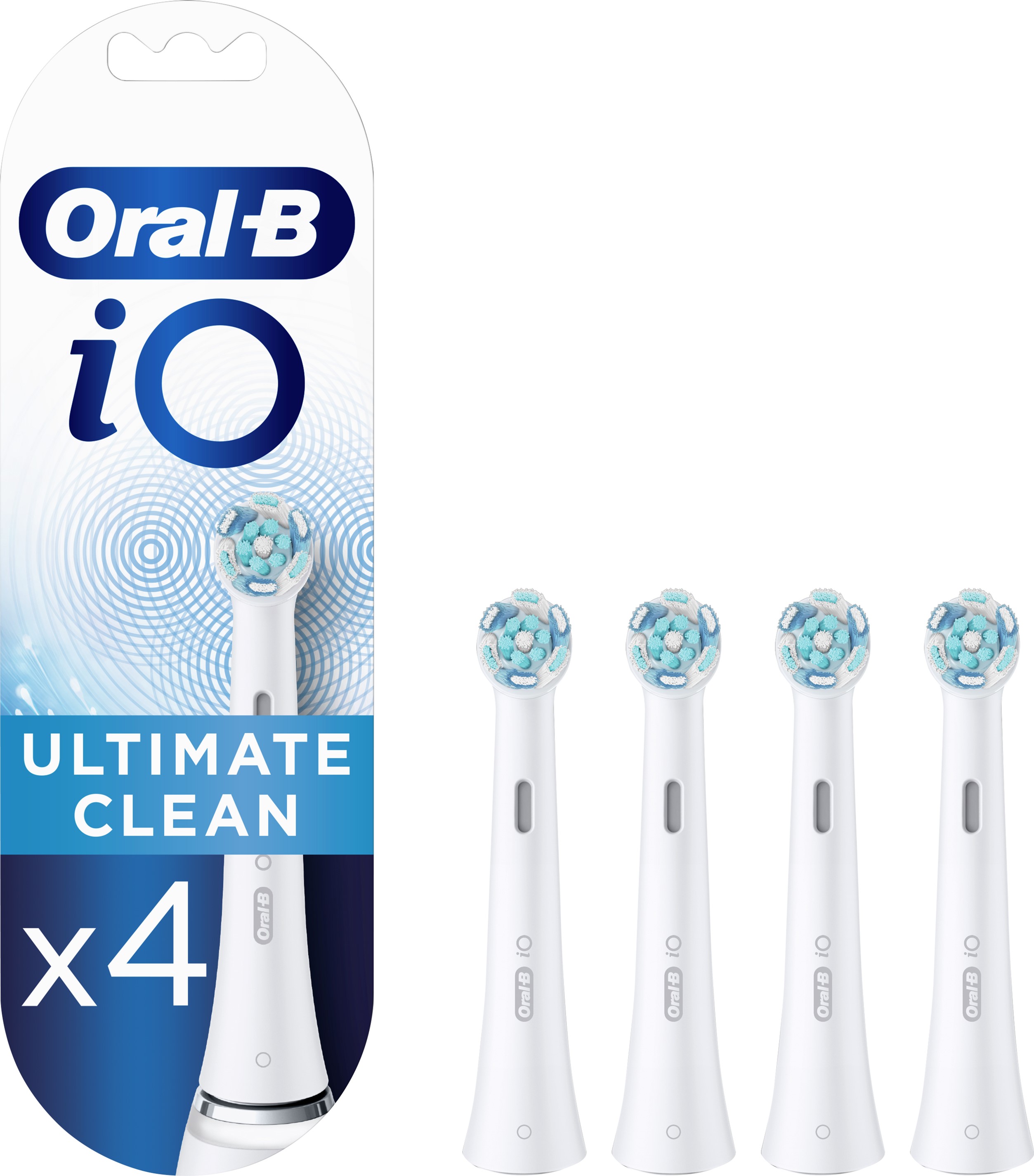

Насадки для электрической зубной щётки ORAL-B BRAUN iO Ultimate Clean Белые, 4 шт