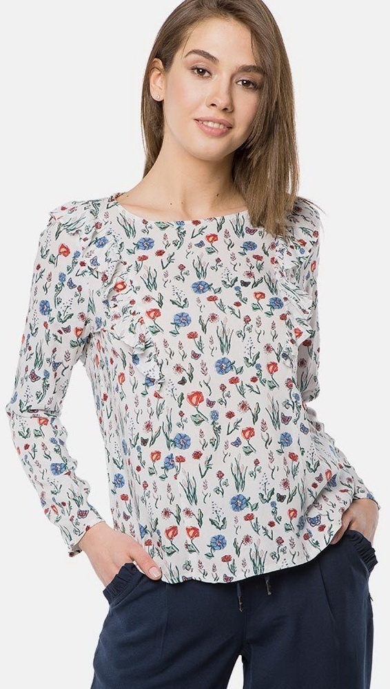 

Блузка Tom Tailor Printed ruffled tunic  разноцветный 205526200711004, Блузка Tom Tailor Printed ruffled tunic XL разноцветный 205526200711004