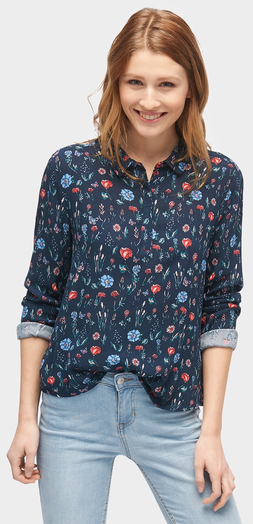 

Блузка Tom Tailor Cute printed basic shirt  разноцветный 205525800711005, Блузка Tom Tailor Cute printed basic shirt M разноцветный 205525800711005