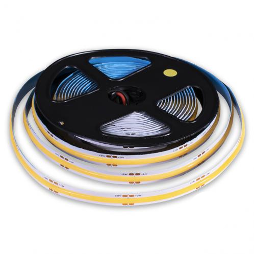 

Cветодиодная лента COB 528д.м. 24V IP20 14W 1540Lm 3000K теплый белый (цена 1м)