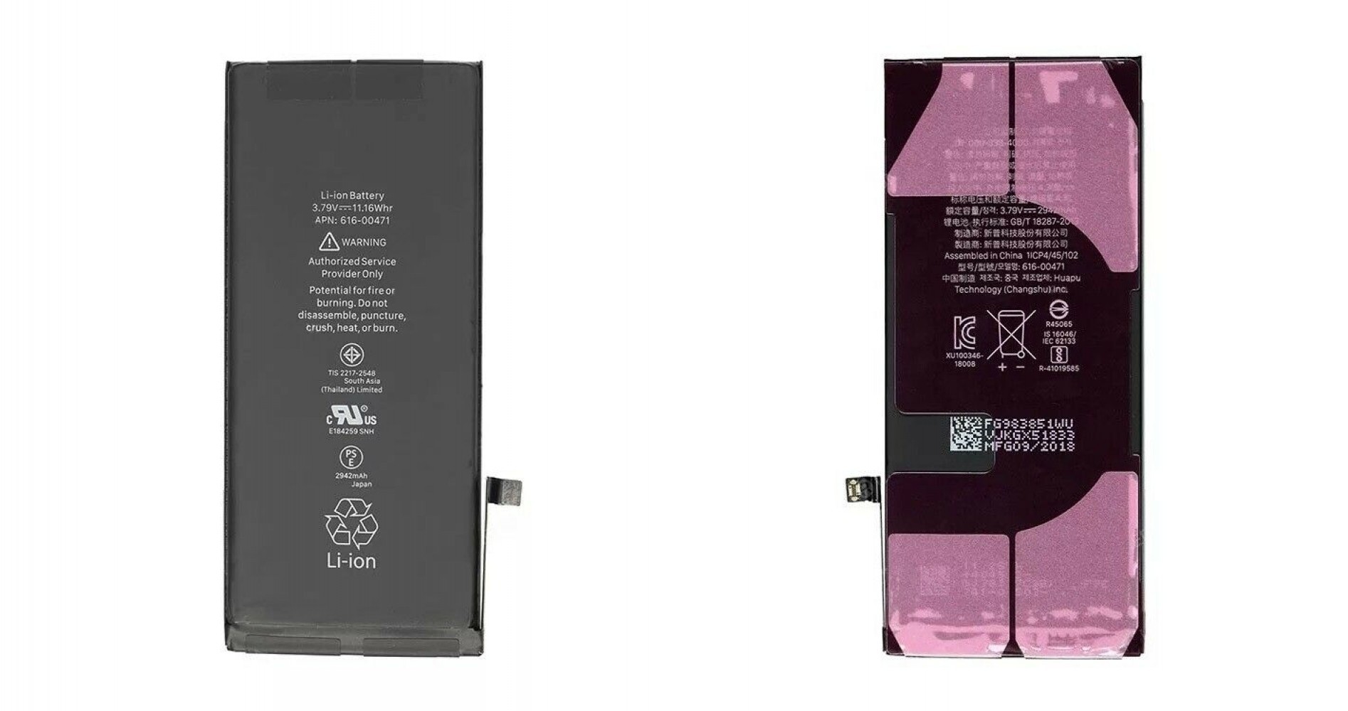 

Аккумулятор Apple для iPhone XR 2942mAh