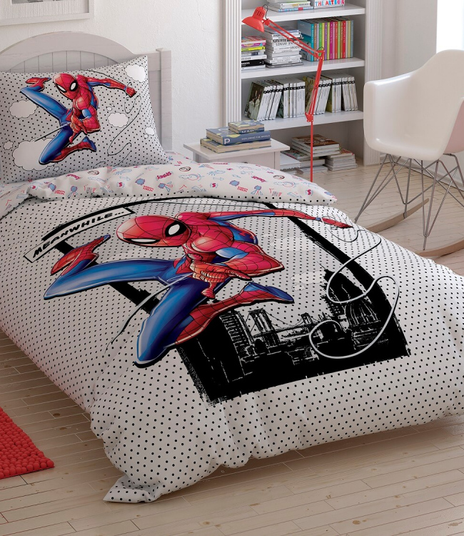 

Комплект постельного белья Tac Disney DH SpiderMan Cloudy подростковый