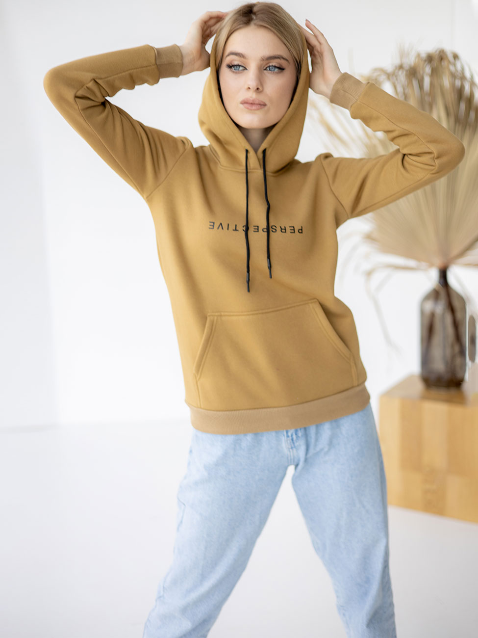 

Худи с надписью Пісочний  Vikamoda 3333, Худи с надписью Пісочний L Vikamoda 3333