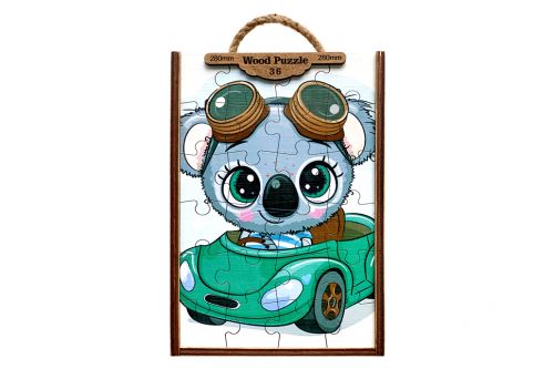 

Деревянные пазлы "Коала", 36 эл 1300