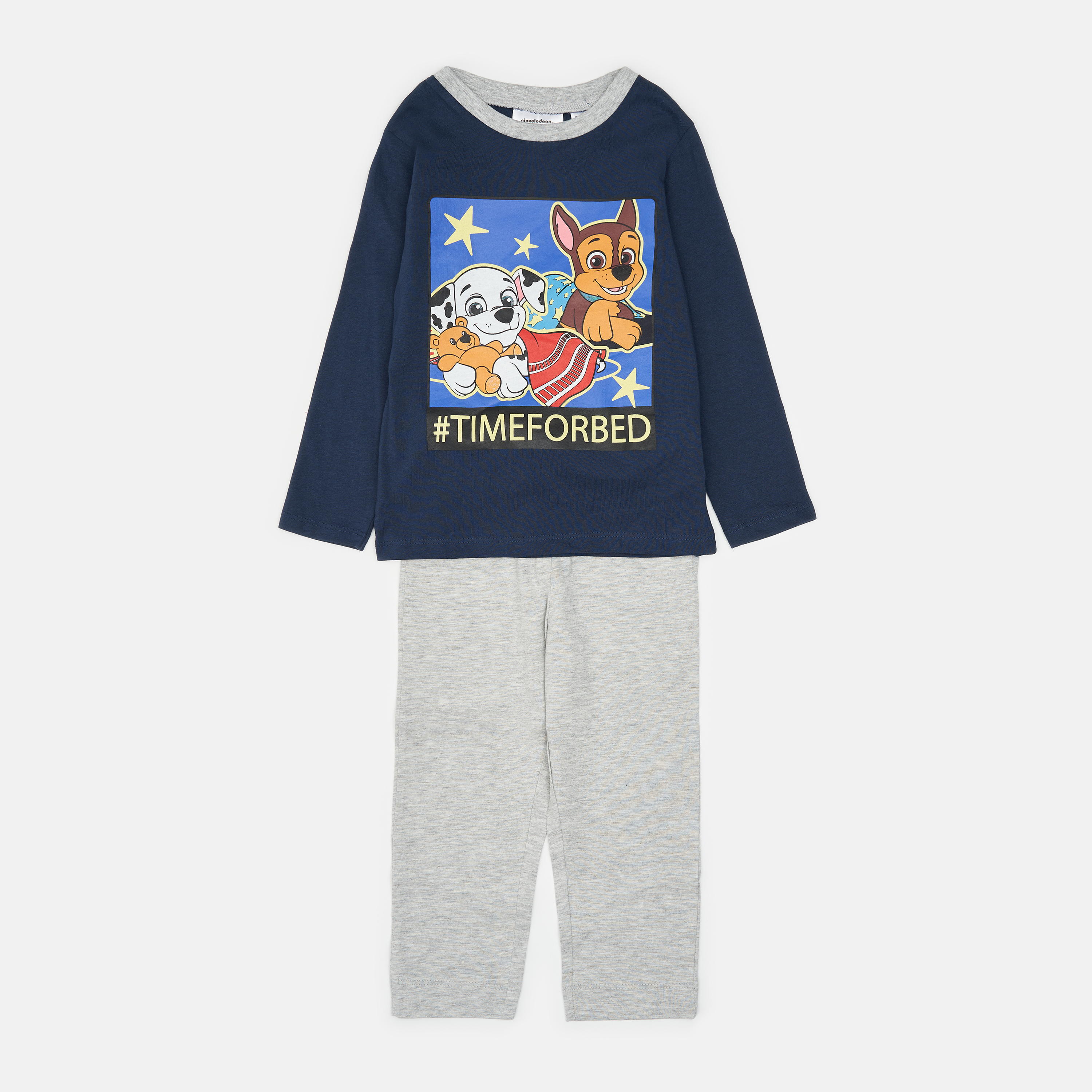 

Пижама (футболка с длинным рукавом + штаны) Disney PAW PATROL TH2153 98 см Нави