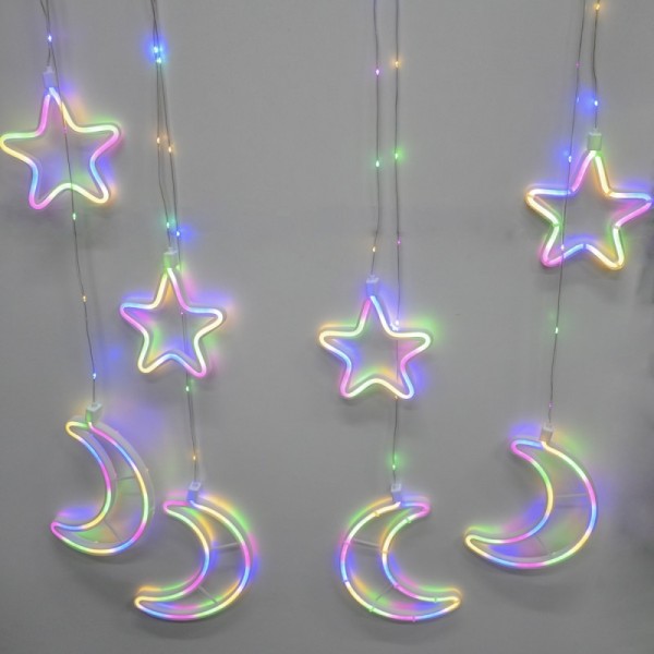 

Гирлянда-бахрома Moons/Stars Copper Parts 9M-1 2.5м Разноцветная - НФ-00005706 (NAT06124)