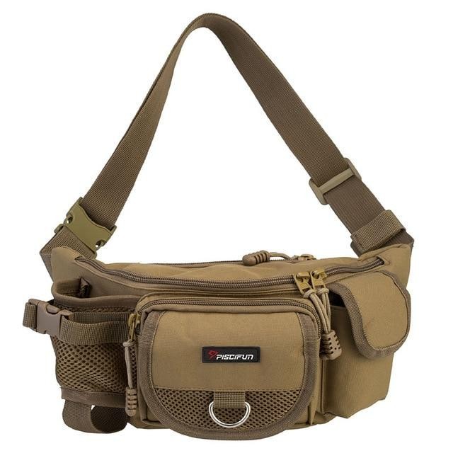 

Сумка многофункциональная поясная для рыбалки Piscifun Khaki BG024