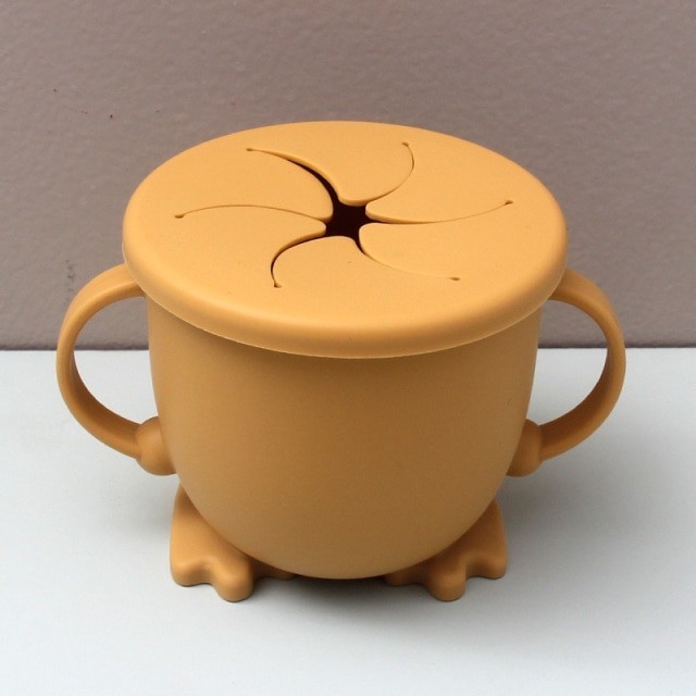 

Силиконовая сложная детская чашка для кормления Mustard