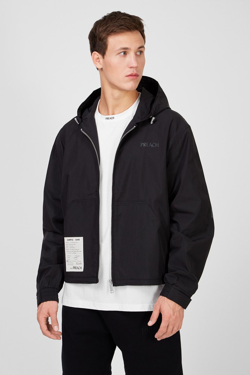 

Мужская черная куртка Hooded Preach  205601, Мужская черная куртка Hooded Preach S 205601