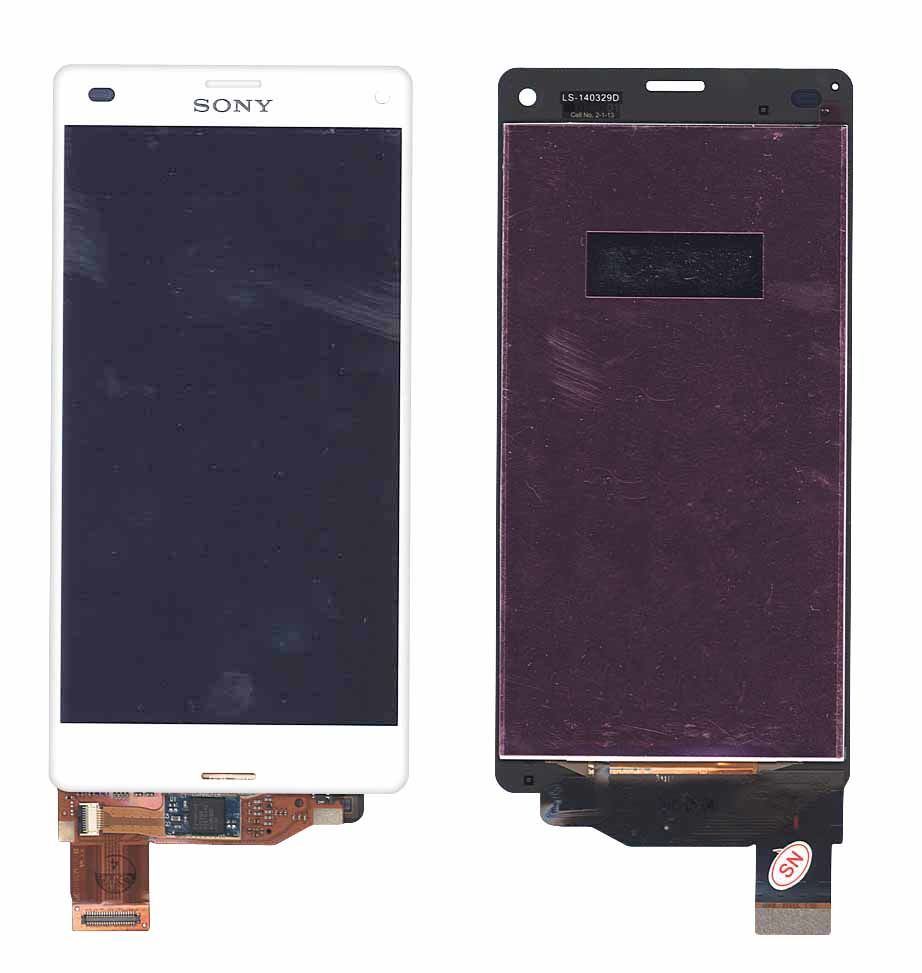 

Матрица с тачскрином (модуль) для Sony Xperia Z3 D5803 Compact белый High Copy