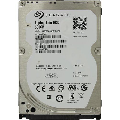 

Жесткий диск для ноутбука HDD 2,5" 500GB Seagate ST500LM021 High Copy
