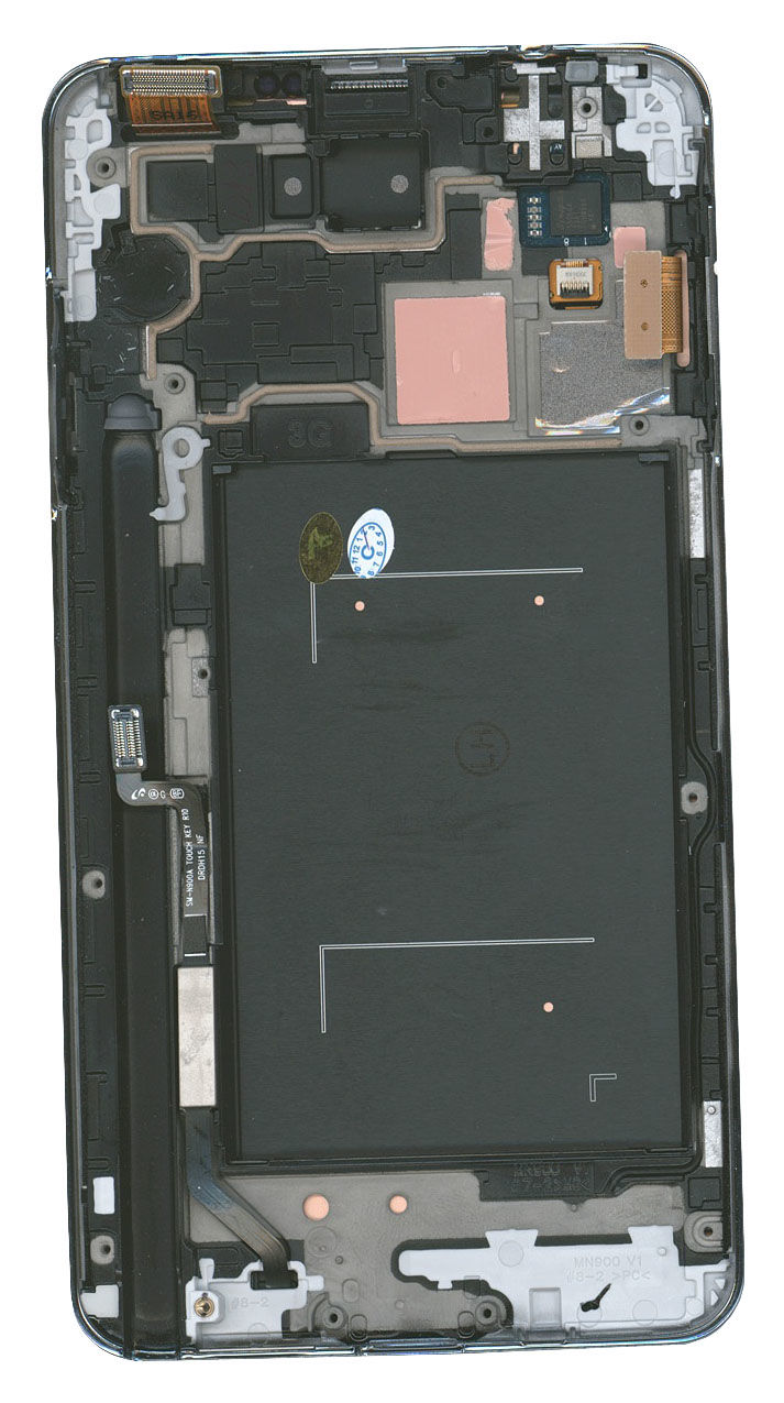 

Матрица с тачскрином (модуль) для Samsung Galaxy Note 3 SM-N9000 белый с рамкой High Copy