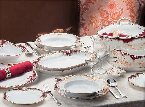 

Сервиз столовый Cmielow Rococo 0040 на 6 персон 25 предметов (4120)